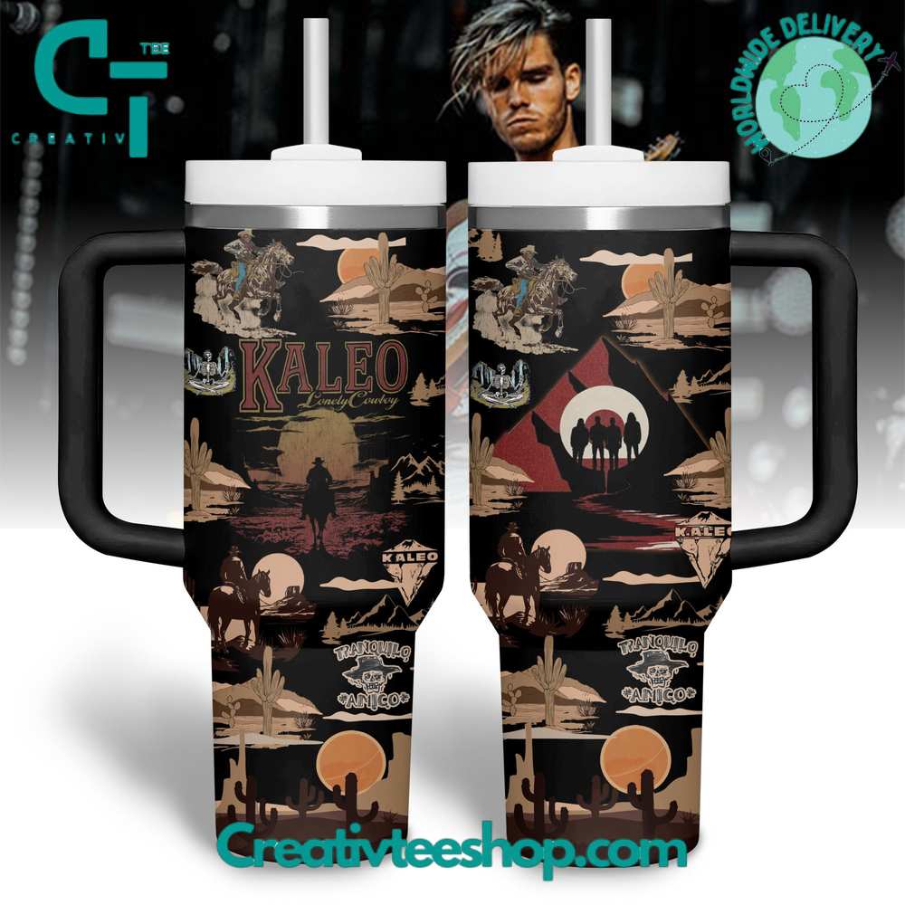 KALEO Music Custom Stanley Quencher 40oz Stainless Steel Tumbler With Handle