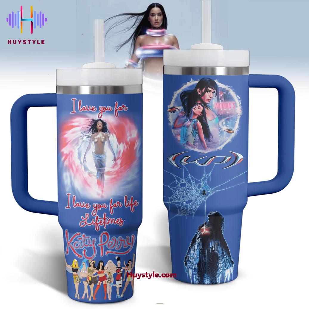 Katy Perry Music Custom Stanley Quencher 40oz Stainless Steel Tumbler With Handle