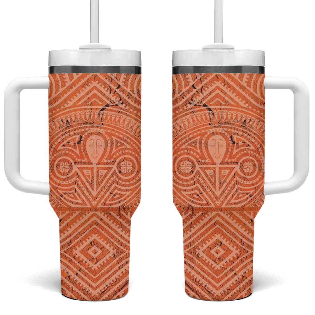 Lapita Culture Iconic Double Face Custom Stanley Quencher 40oz Stainless Steel Tumbler With Handle