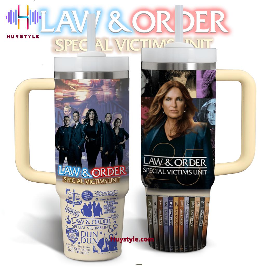 Law & Order Movies Custom Stanley Quencher 40oz Stainless Steel Tumbler With Handle