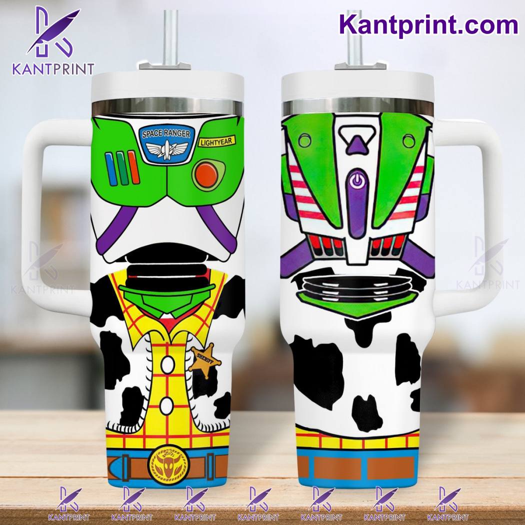 Lightyear Space Ranger Movies Custom Stanley Quencher 40oz Stainless Steel Tumbler With Handle