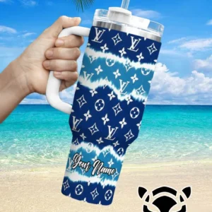 LV Brand Custom Stanley Quencher 40oz Stainless Steel Tumbler With Handle