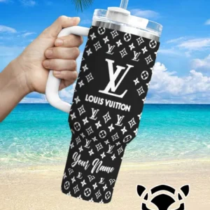 LV Brand Custom Stanley Quencher 40oz Stainless Steel Tumbler With Handle