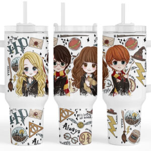 Magic Harry Potter Movies Custom Stanley Quencher 40oz Stainless Steel Tumbler With Handle