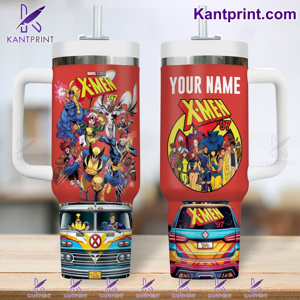 Marvel X-men Movies Custom Stanley Quencher 40oz Stainless Steel Tumbler With Handle