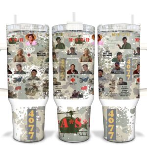 M*A*S*H TV Series Custom Stanley Quencher 40oz Stainless Steel Tumbler With Handle