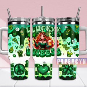 Merida Brave Custom Stanley Quencher 40oz Stainless Steel Tumbler With Handle