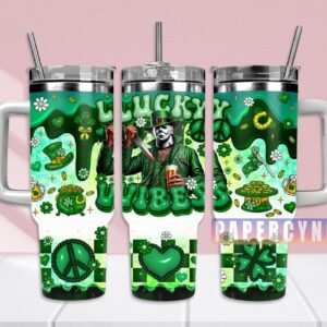 Michael Myers Halloween Custom Stanley Quencher 40oz Stainless Steel Tumbler With Handle
