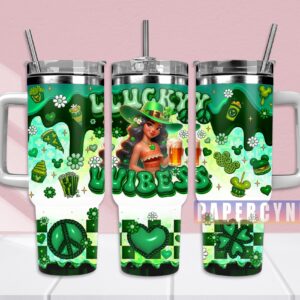 Moana Custom Stanley Quencher 40oz Stainless Steel Tumbler With Handle