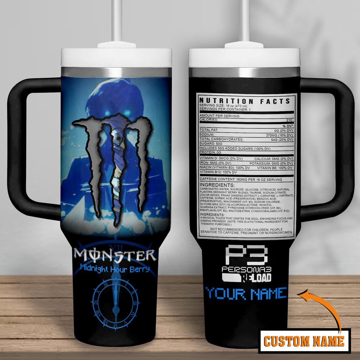 Monster Movies Custom Stanley Quencher 40oz Stainless Steel Tumbler With Handle