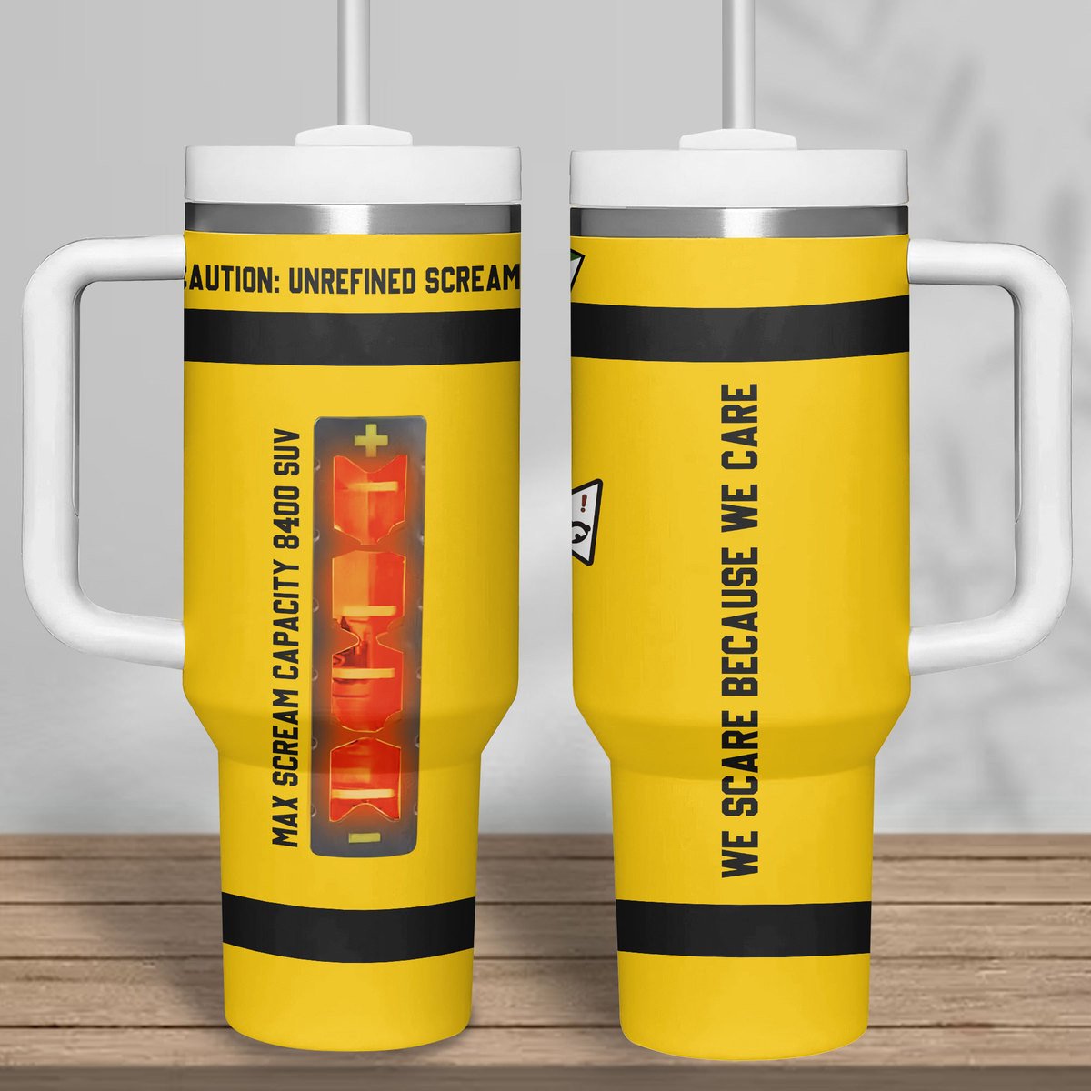 Monsters at Work Cartoon Custom Stanley Quencher 40oz Stainless Steel Tumbler With Handle