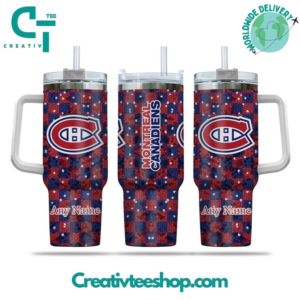 Montreal Canadiens NHL Custom Stanley Quencher 40oz Stainless Steel Tumbler With Handle