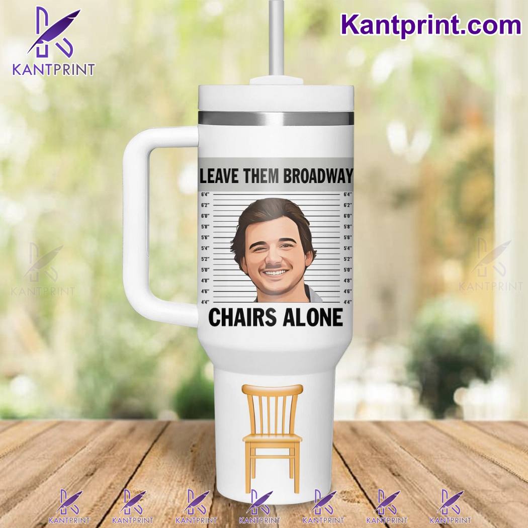 Morgan Wallen Music Custom Stanley Quencher 40oz Stainless Steel Tumbler With Handle