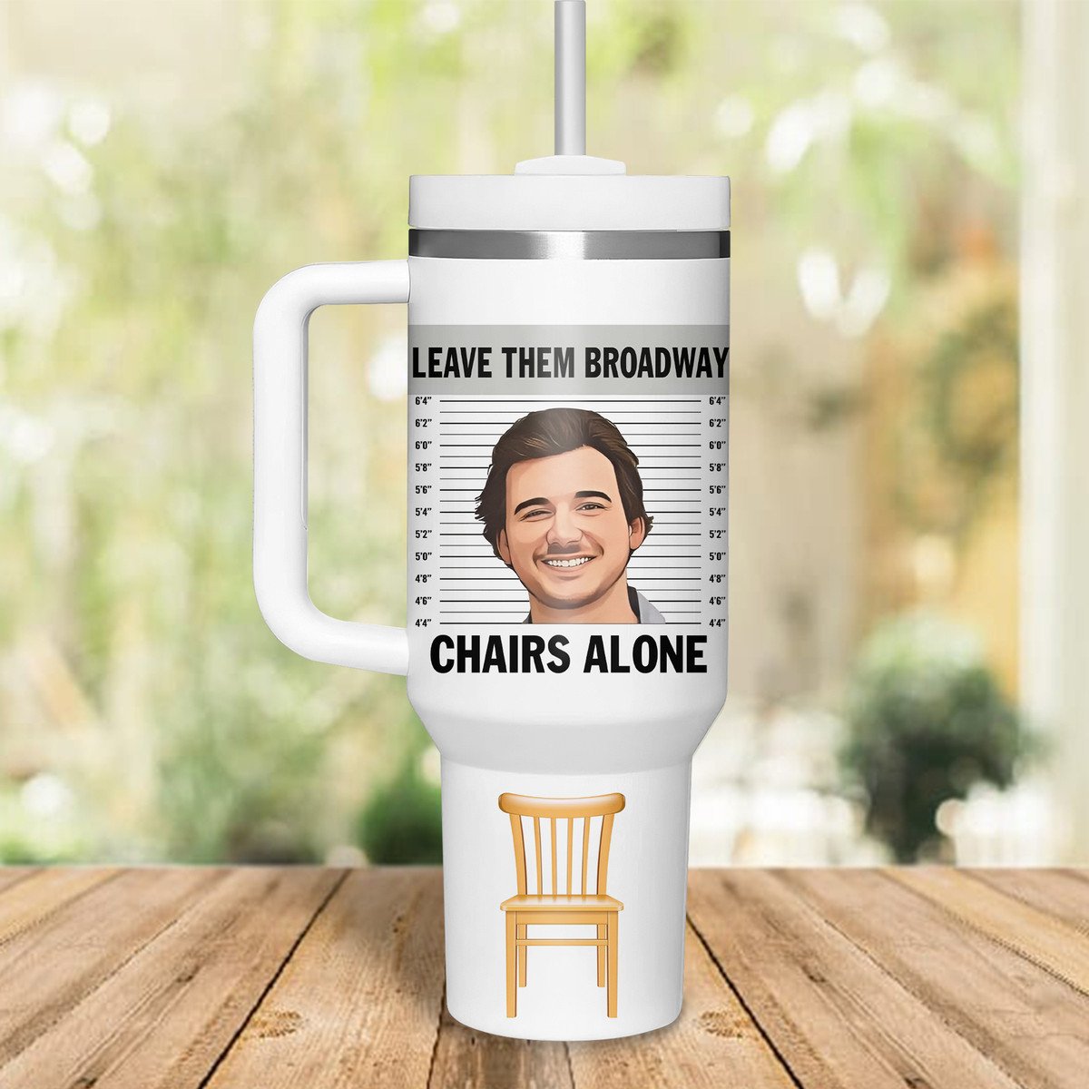 Morgan Wallen Music Custom Stanley Quencher 40oz Stainless Steel Tumbler With Handle