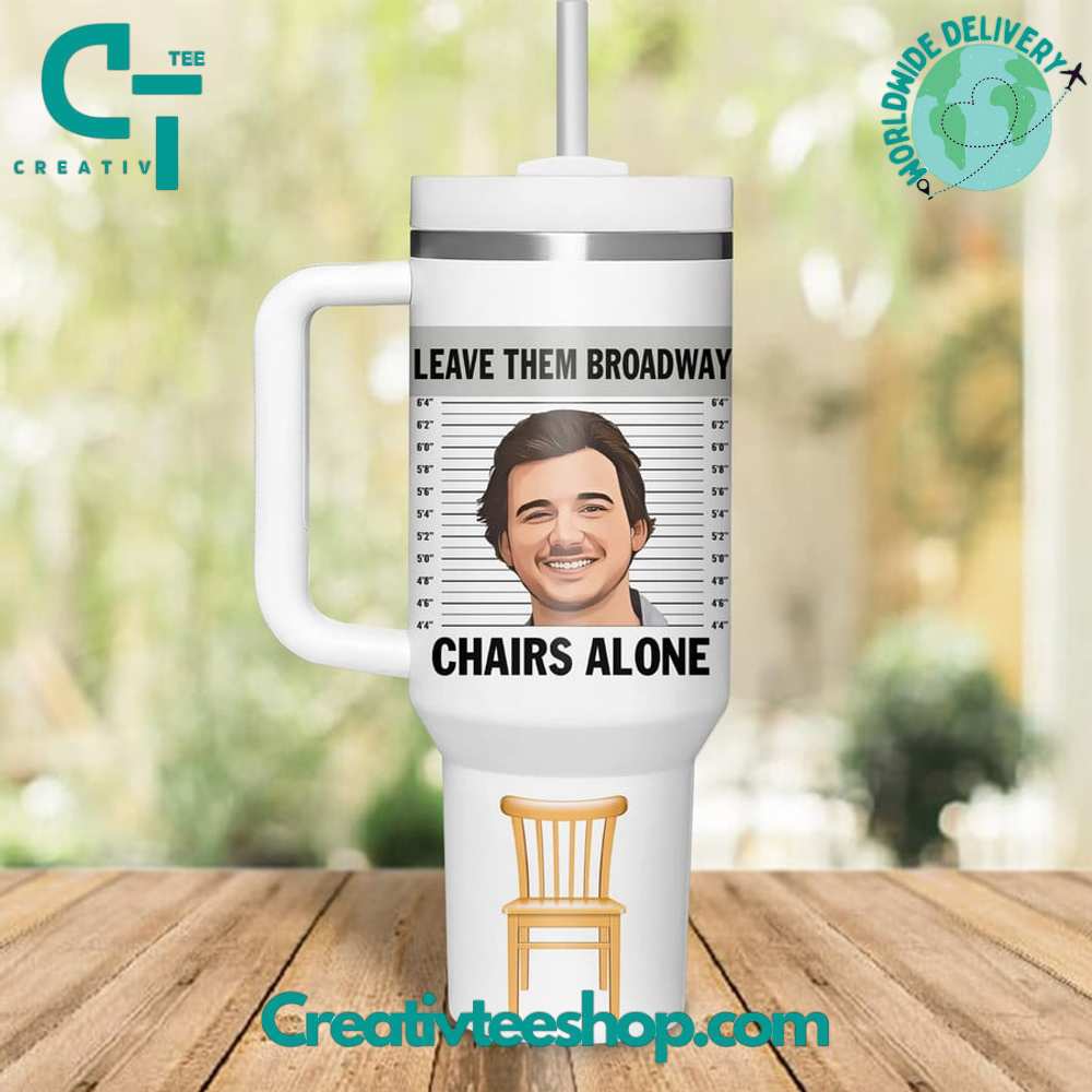 Morgan Wallen Music Custom Stanley Quencher 40oz Stainless Steel Tumbler With Handle
