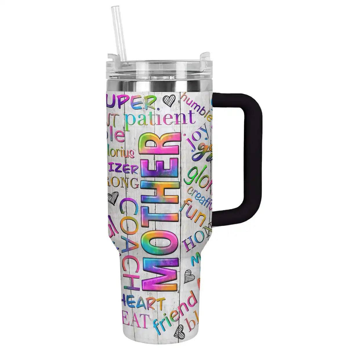 Mother Custom Stanley Quencher 40oz Stainless Steel Tumbler With Handle