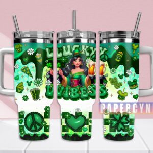 Mulan Custom Stanley Quencher 40oz Stainless Steel Tumbler With Handle