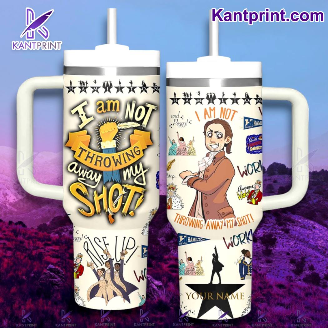My Shot Music Custom Stanley Quencher 40oz Stainless Steel Tumbler With Handle