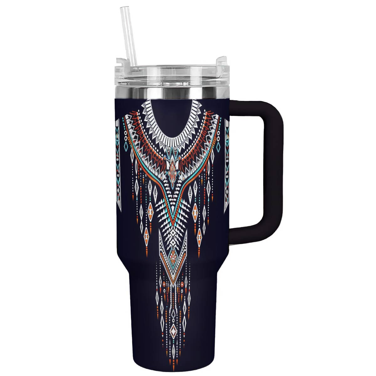 Native American Lovely Custom Stanley Quencher 40oz Stainless Steel Tumbler With Handle