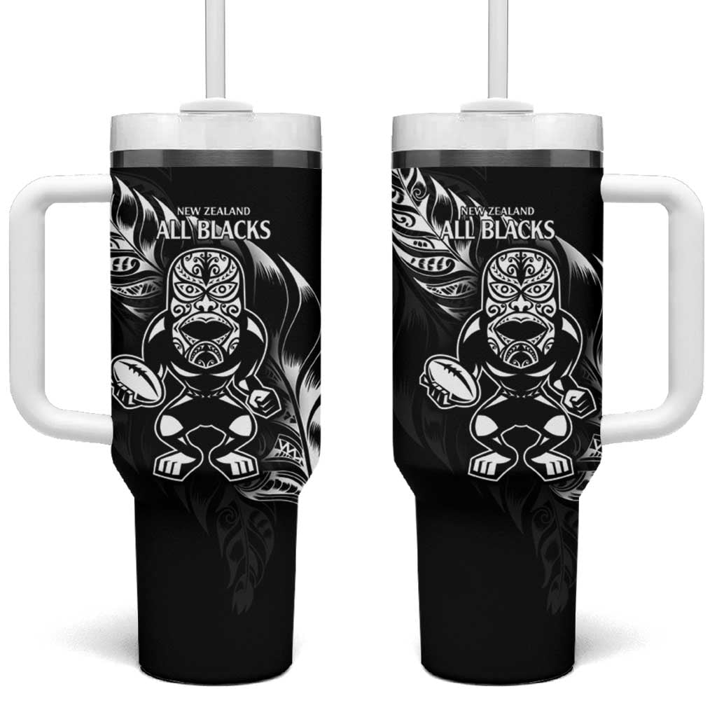 New Zealand All Black Rugby Custom Stanley Quencher 40oz Stainless Steel Tumbler With Handle