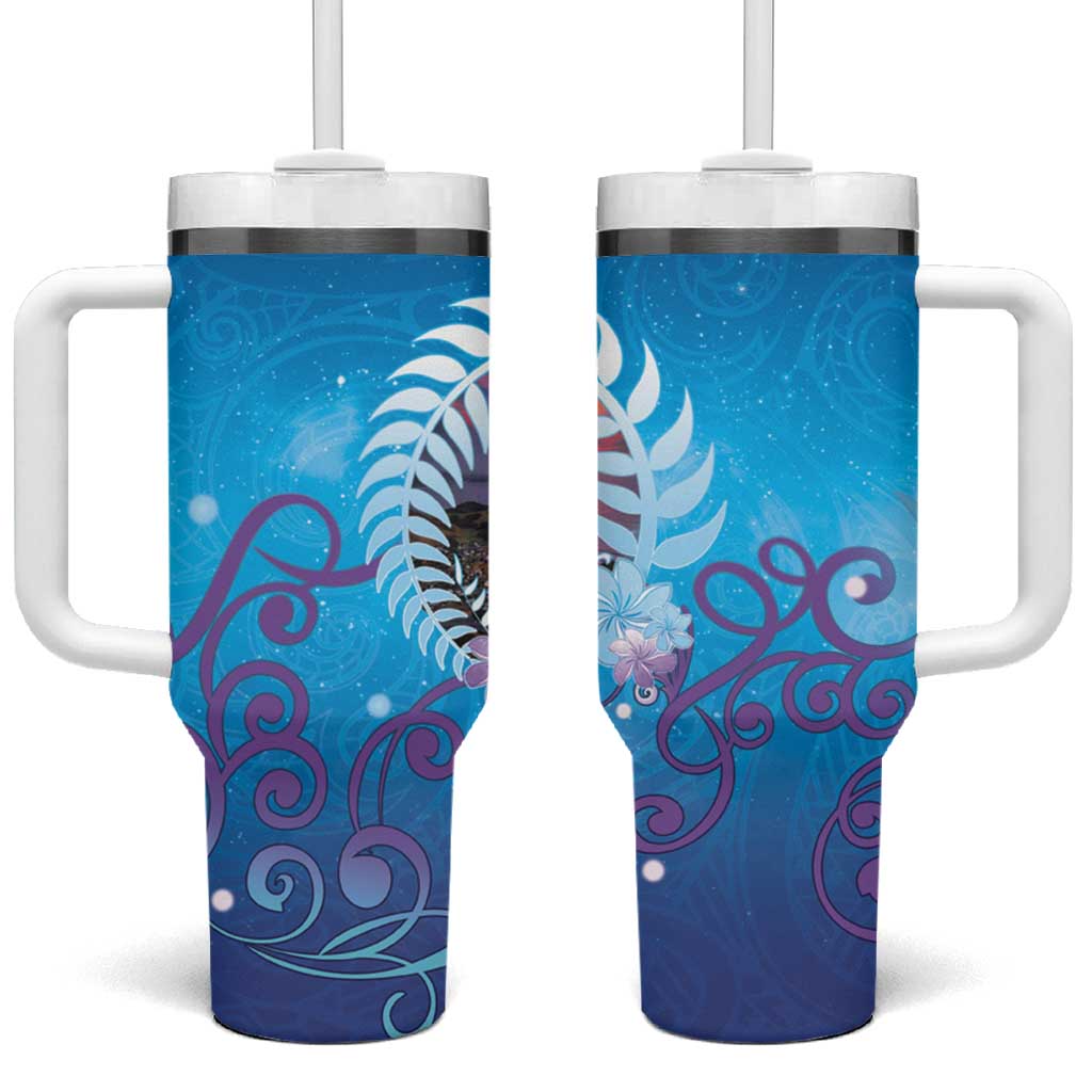 New Zealand Matapouri Beach Landscape Custom Stanley Quencher 40oz Stainless Steel Tumbler With Handle