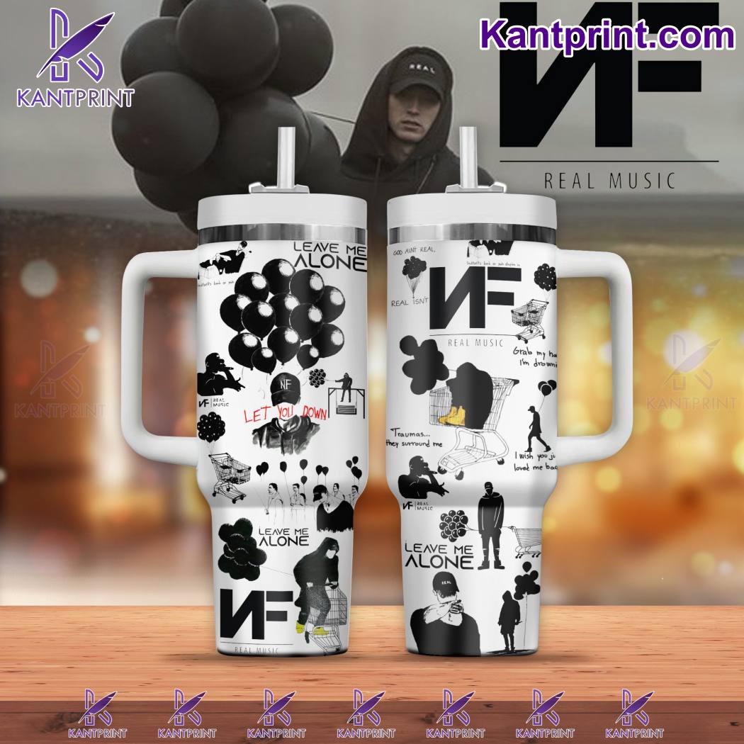 NF Music Custom Stanley Quencher 40oz Stainless Steel Tumbler With Handle