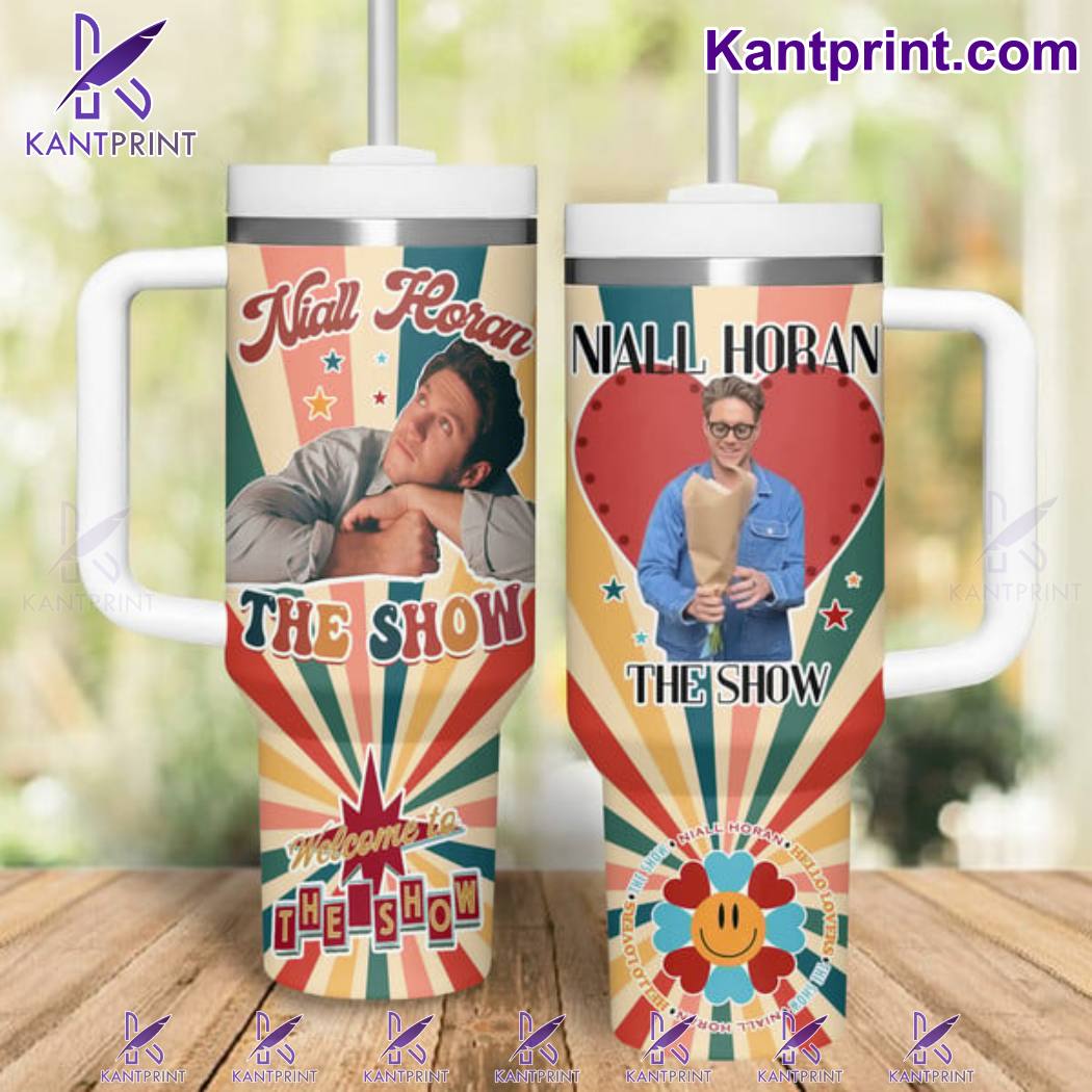 Niall Horan The Show Music Custom Stanley Quencher 40oz Stainless Steel Tumbler With Handle
