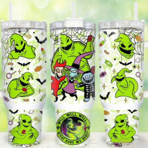 Oogie Boogie The Nightmare Before Christmas Cartoon Custom Stanley Quencher 40oz Stainless Steel Tumbler With Handle