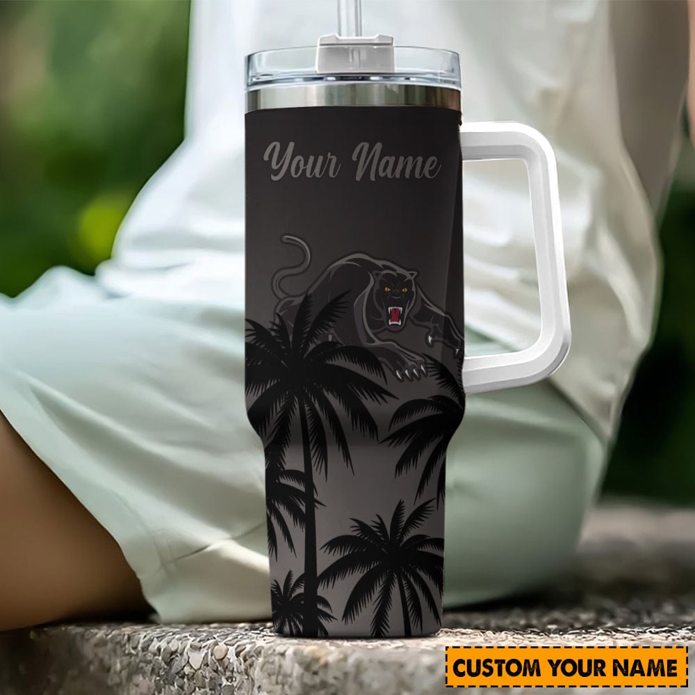 Penrith Panthers NRL Custom Stanley Quencher 40oz Stainless Steel Tumbler With Handle