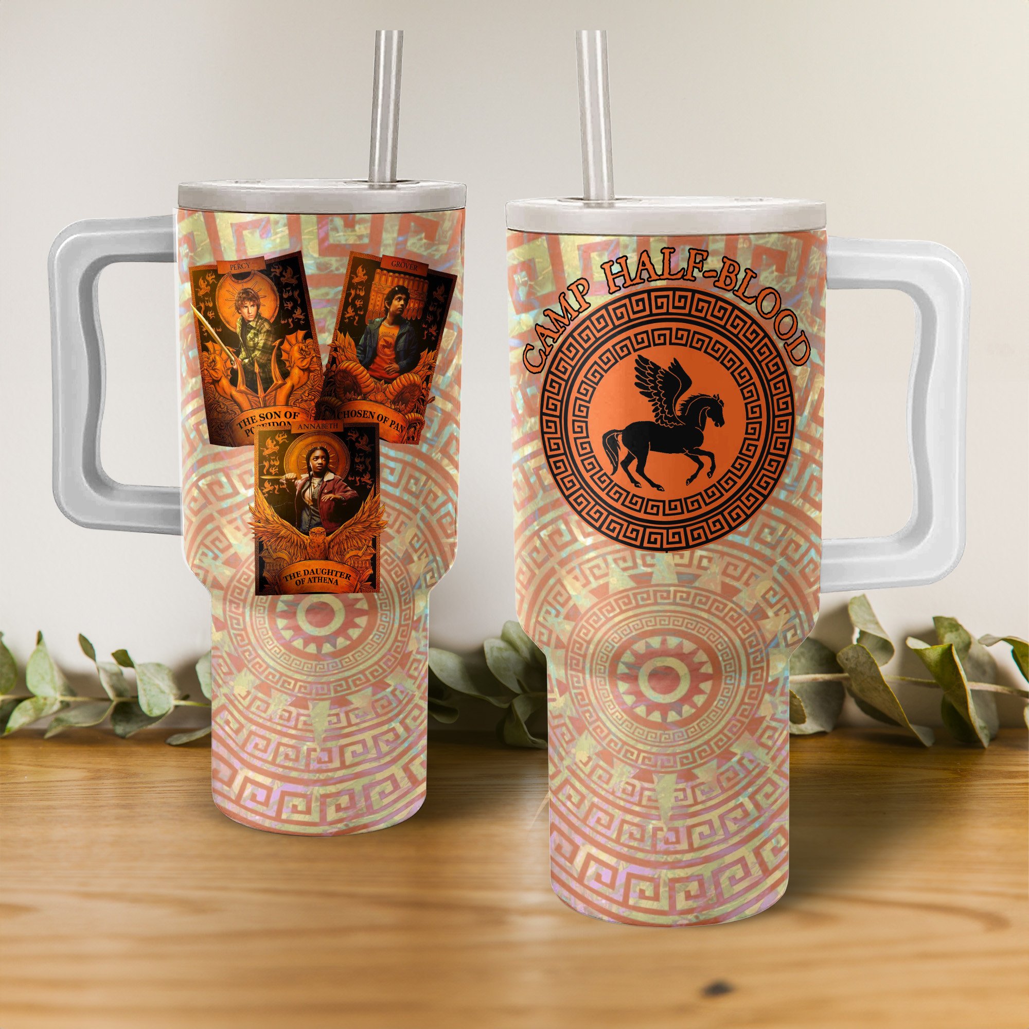 Percy Jackson Movies Custom Stanley Quencher 40oz Stainless Steel Tumbler With Handle