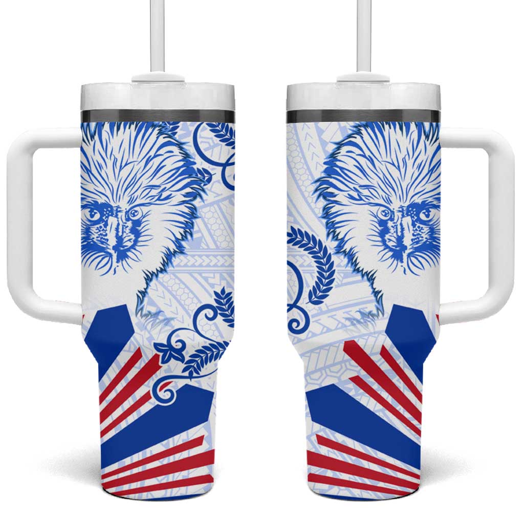 Philippines Barong Sun of Philippinas With Eagles Custom Stanley Quencher 40oz Stainless Steel Tumbler With Handle