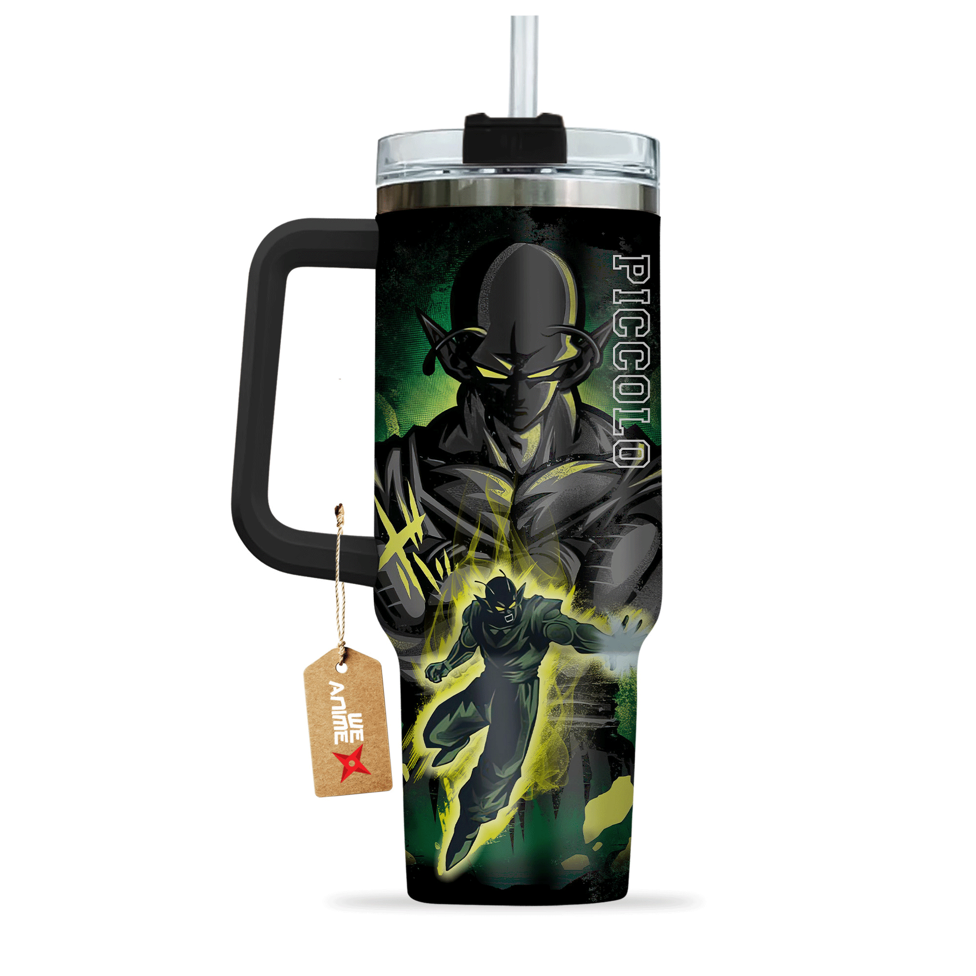 Piccolo Dragon Ball Anime Custom Stanley Quencher 40oz Stainless Steel Tumbler With Handle