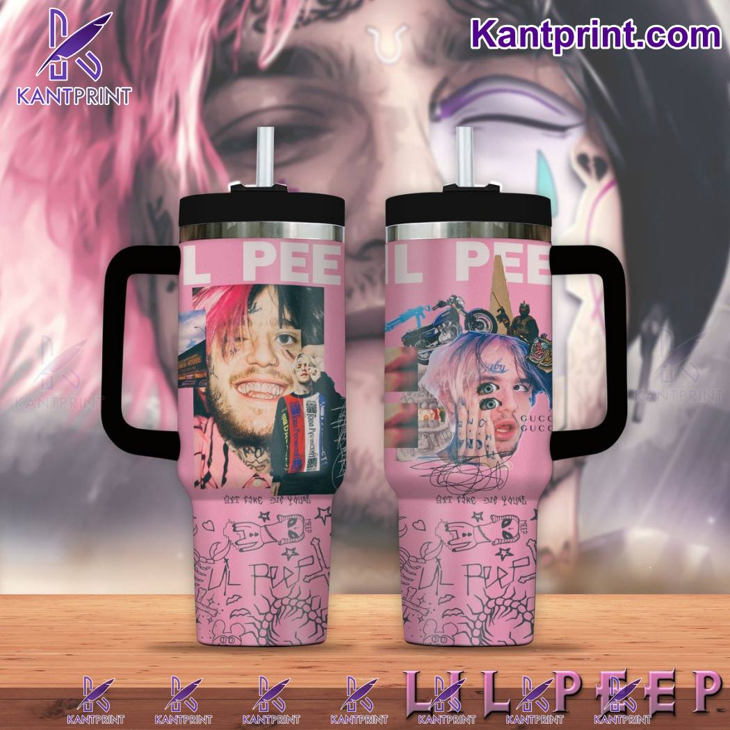 Pink Music Custom Stanley Quencher 40oz Stainless Steel Tumbler With Handle