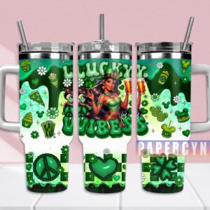 Pocahontas Custom Stanley Quencher 40oz Stainless Steel Tumbler With Handle