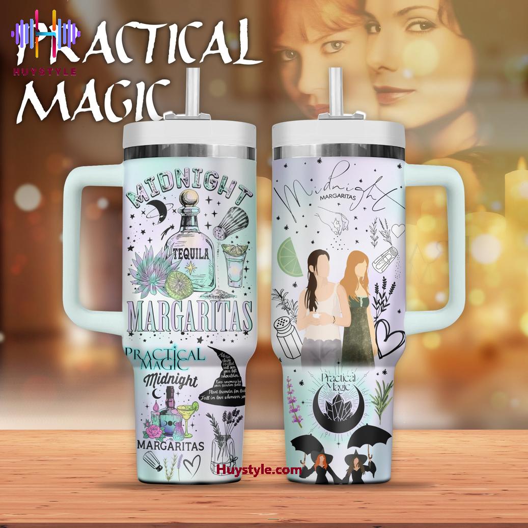Practical Magic Movies Custom Stanley Quencher 40oz Stainless Steel Tumbler With Handle
