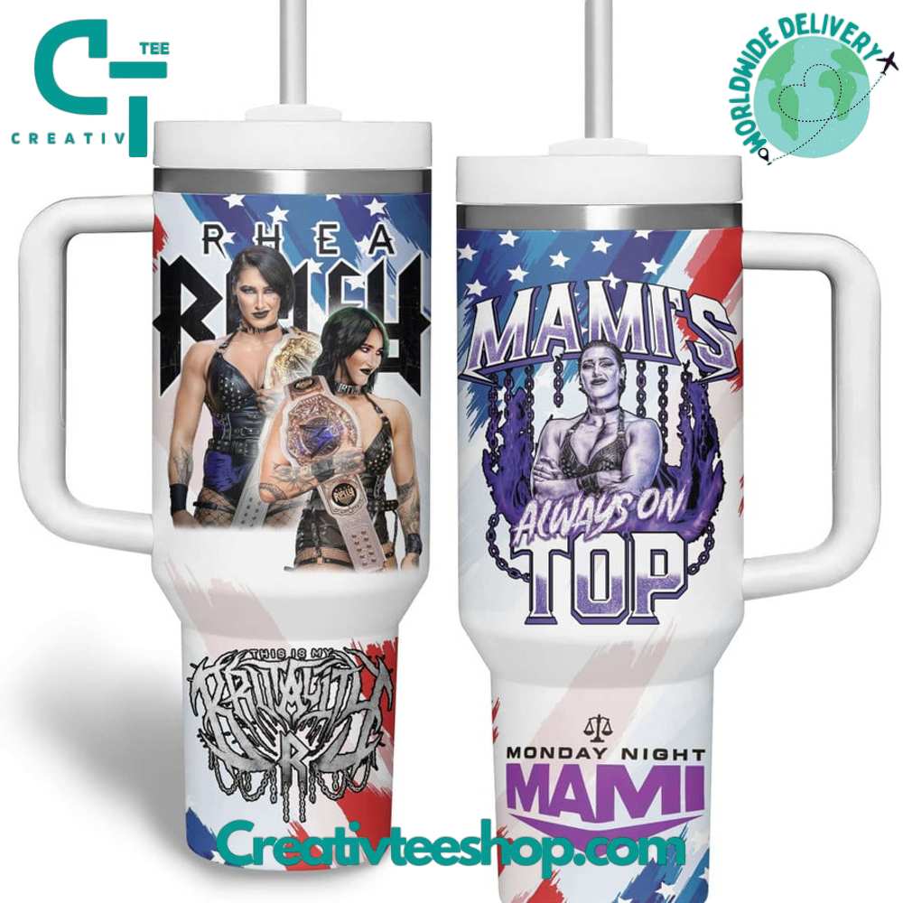 Rhea Ripley Sport Custom Stanley Quencher 40oz Stainless Steel Tumbler With Handle