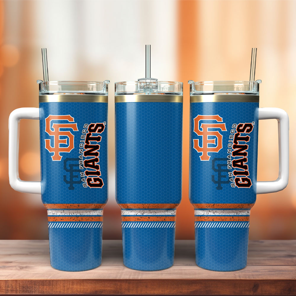San Francisco Giants Baseball MLB Sport Custom Stanley Quencher 40oz Stainless Steel Tumbler With Handle