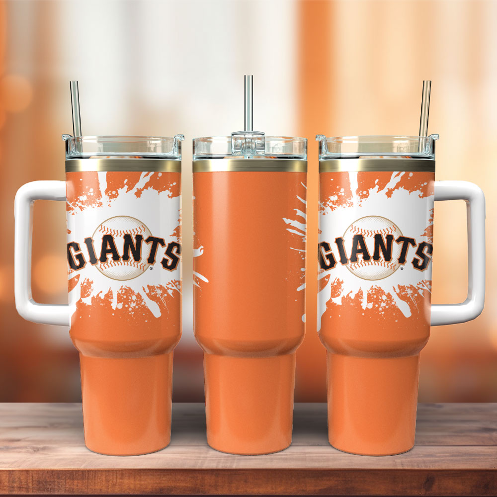 San Francisco Giants Baseball MLB Sport Custom Stanley Quencher 40oz Stainless Steel Tumbler With Handle