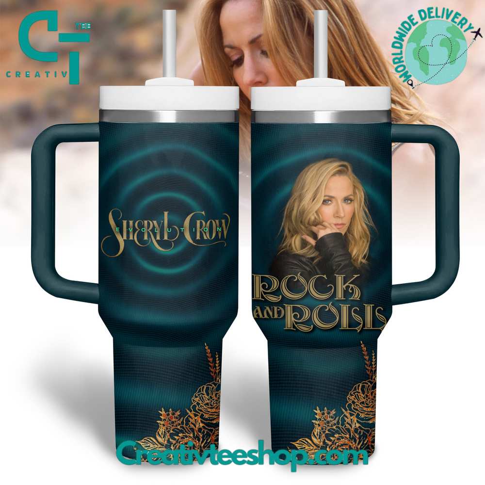Sheryl Crow Music Custom Stanley Quencher 40oz Stainless Steel Tumbler With Handle