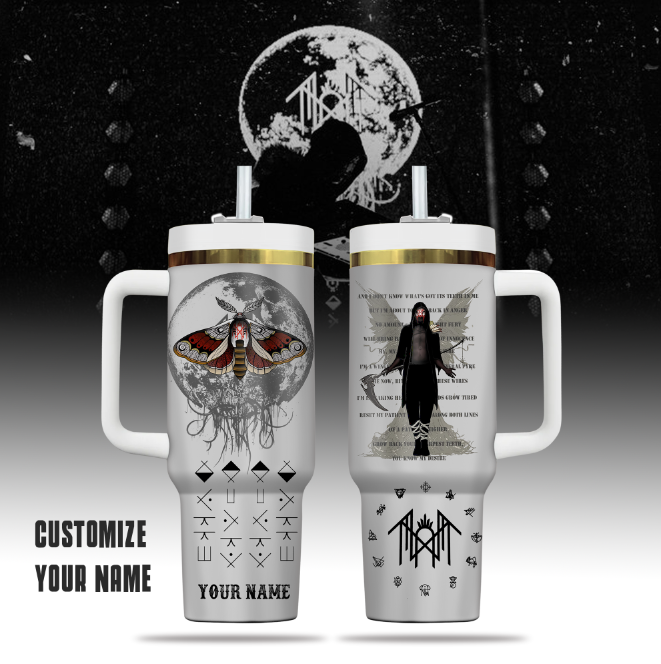 Sleep Token Music Custom Stanley Quencher 40oz Stainless Steel Tumbler With Handle