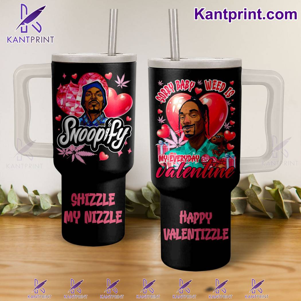 Snoop Dogg Music Custom Stanley Quencher 40oz Stainless Steel Tumbler With Handle