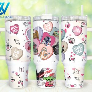 Star Wars Movies Custom Stanley Quencher 40oz Stainless Steel Tumbler With Handle