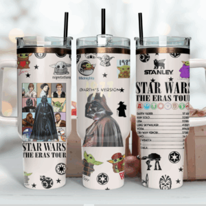 Star Wars The Eras Tour Movies Custom Stanley Quencher 40oz Stainless Steel Tumbler With Handle
