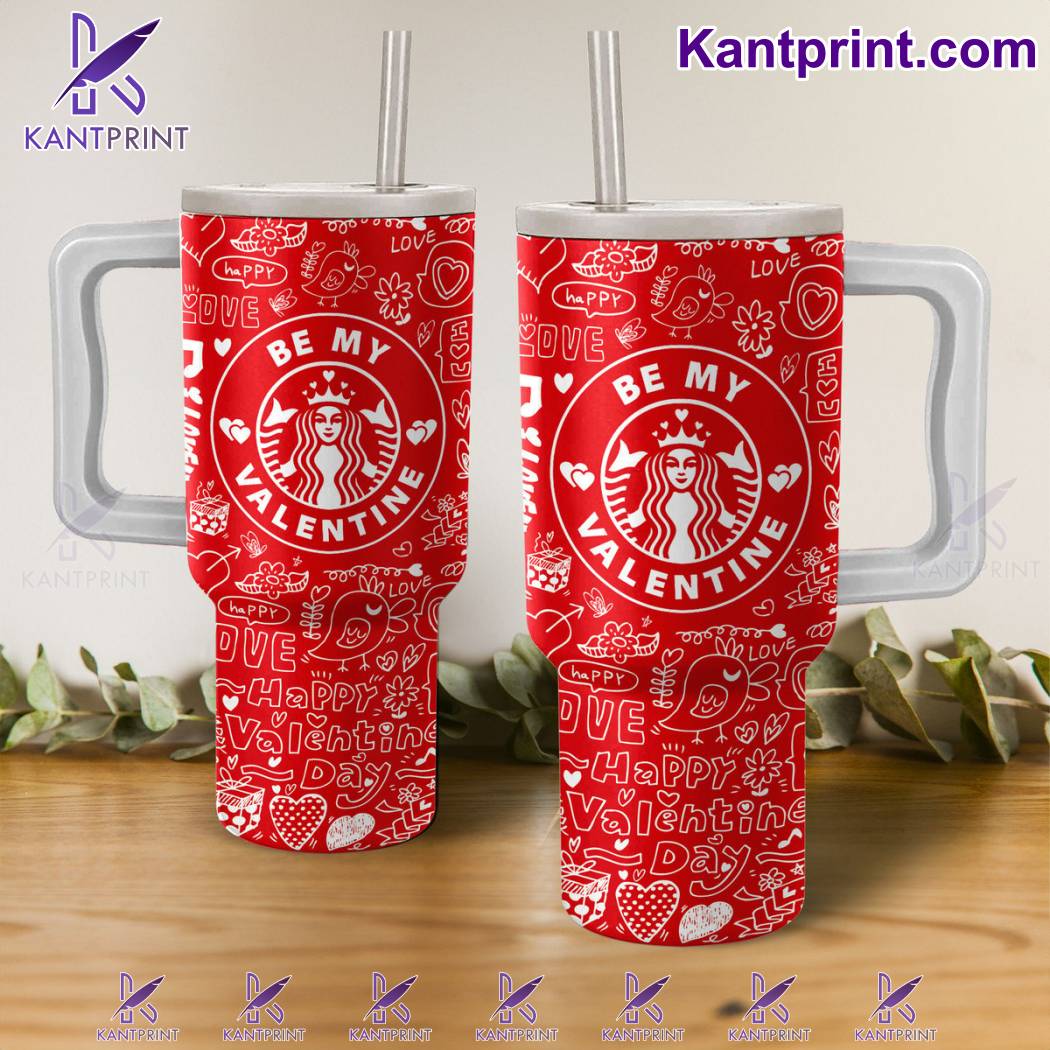Starbucks Drinks Custom Stanley Quencher 40oz Stainless Steel Tumbler With Handle