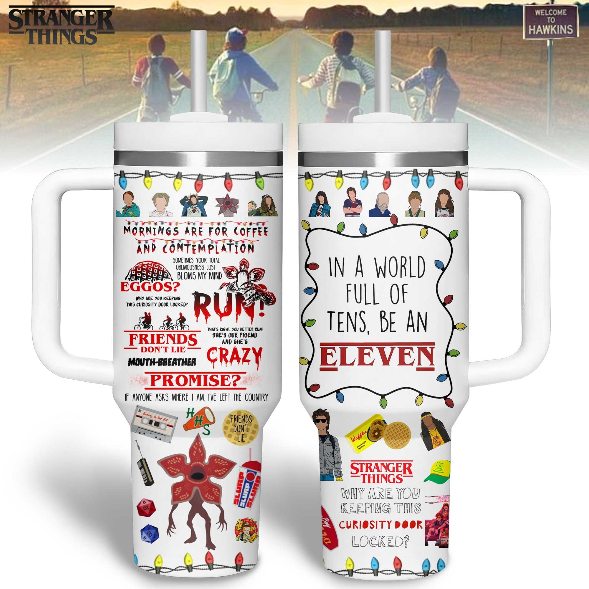 Steven Tyler Music Custom Stanley Quencher 40oz Stainless Steel Tumbler With Handle