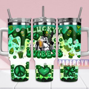 Stormtrooper Star Wars Custom Stanley Quencher 40oz Stainless Steel Tumbler With Handle