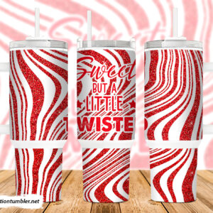 Sweet But Twisted Custom Stanley Quencher 40oz Stainless Steel Tumbler With Handle