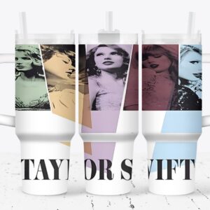 Taylor Swift Eras Music Custom Stanley Quencher 40oz Stainless Steel Tumbler With Handle
