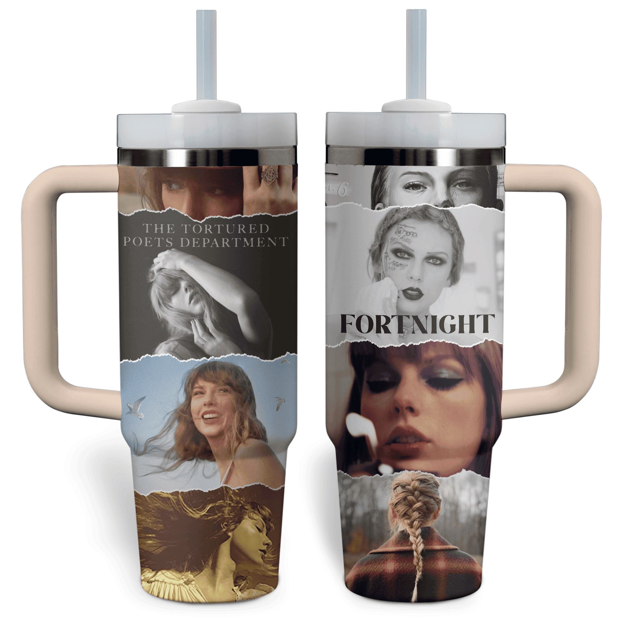 Taylor Swift Music Custom Stanley Quencher 40oz Stainless Steel Tumbler With Handle