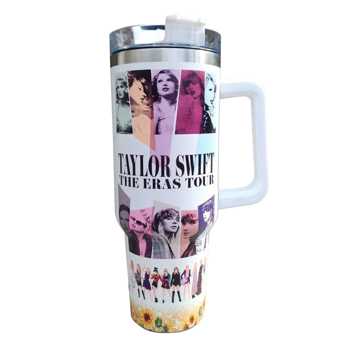 Taylor Swift Music Custom Stanley Quencher 40oz Stainless Steel Tumbler With Handle